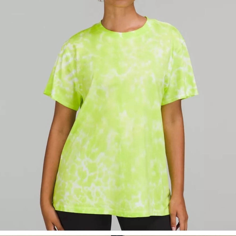 Lululemon all yours tee tie dye